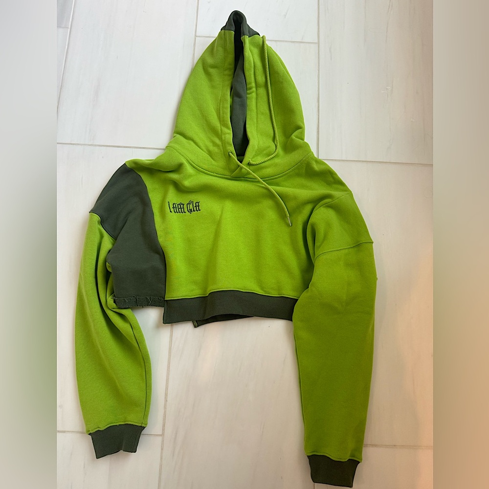 I AM GIA CROPPED HOODIE